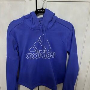 Adidas Royal Blue Pullover Hoodie